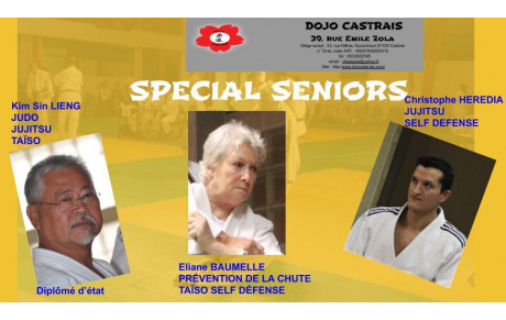 Cours Seniors de : Maître Kim Sin LIENG (diplômé d'état) Eliane BAUMELLE Christophe HEREDIA 