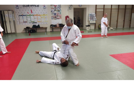  Cours de Judo, jujitsu de Maître Kim Sin Lieng avec contraintes COVID. 17 septembre 2020