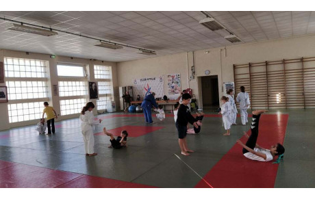 1er cours enfants de la rentrée 17/092021 , Bonne ambiance, augure d'un bon travail dans l'année.