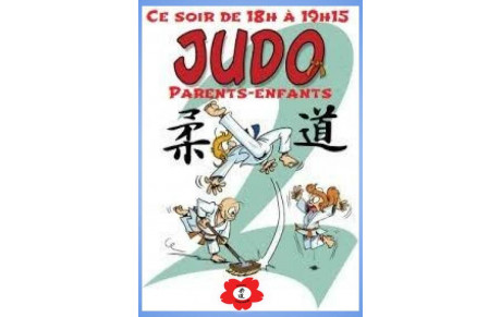 Séance judo &quot;parents-enfants&quot; ce Lundi 11 Octobre 2021 de 18h à 19h15