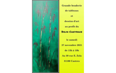 Grande braderie de tableaux et dessins d'art